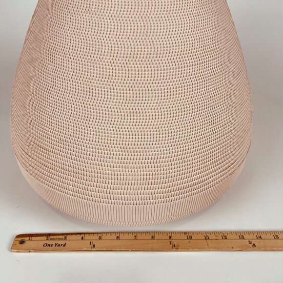 Flute Chicago Large Sculptural Cardboard Teardrop Vase Home Decor Art Piece - Picture 7 of 7